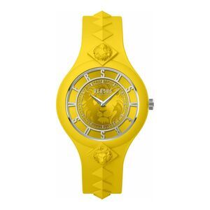 Versus Versace  Fire Island Studs Strap Watch Yellow Womens